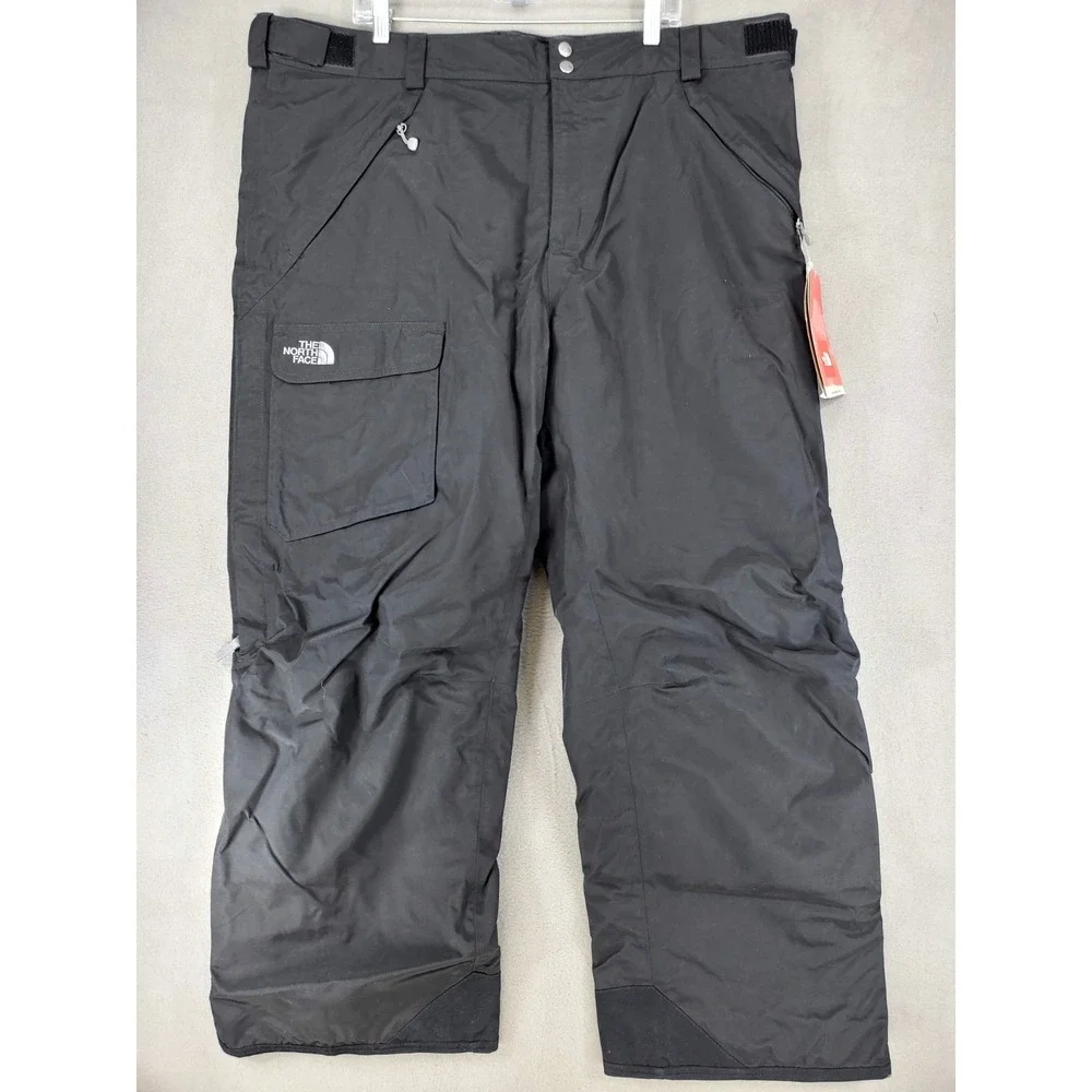 NEW The North Face Freedom Ski Snowboard Pants Black Mens XXL Hyvent Insulated